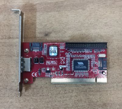 Лот: 19009656. Фото: 1. Контроллер PCI SATA AgeStar as-ps2es1i1-v... Платы расширения, контроллеры, доп. порты