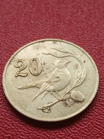 Лот: 22170351. Фото: 1. Кипр 20 центов 1985. Европа