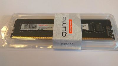Лот: 14850790. Фото: 1. Память DDR4 QUMO 8Gb 2400 MHz... Оперативная память