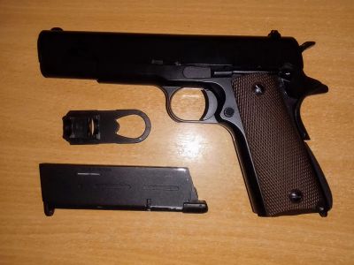 Лот: 19927454. Фото: 1. страйкбольный Colt 1911, KJW. Пейнтбол, страйкбол