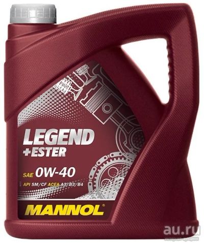 Лот: 9042037. Фото: 1. Mannol Legend+Ester, 0W-40, 4L... Масла, жидкости