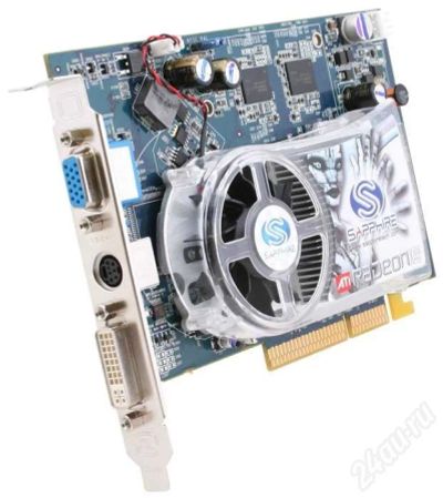 Лот: 8280. Фото: 1. Sapphire ATI Radeon X1650Pro AGP... Красноярск