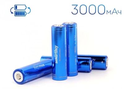 Лот: 20027469. Фото: 1. Аккумулятор Smartbuy 3,7V 3000mAh... Батарейки, аккумуляторы, элементы питания