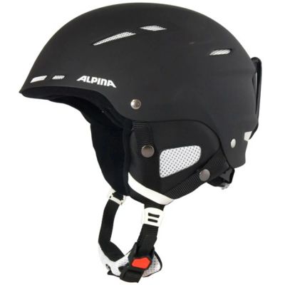 Лот: 12872575. Фото: 1. Горнолыжный шлем Alpina BIOM black... Шлемы
