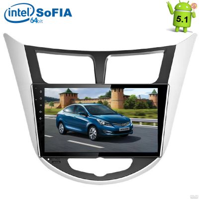 Лот: 9408252. Фото: 1. Штатная магнитола Hyundai Solaris... Автомагнитолы