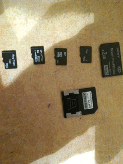 Лот: 6689130. Фото: 1. microSD карты памяти разного объёма... Карты памяти