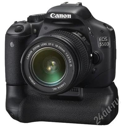 Лот: 1377609. Фото: 1. Фотоаппарат Canon 550D + аккумуляторная... Цифровые зеркальные