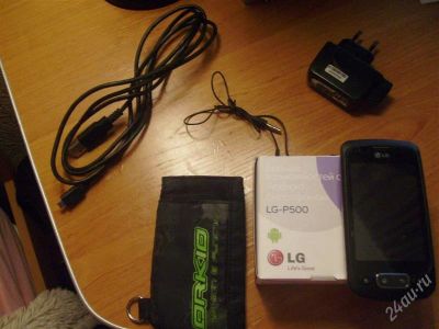 Лот: 2198775. Фото: 1. LG P500 комплект (продажа-обмен... Смартфоны