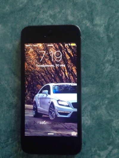 Лот: 7621842. Фото: 1. Продам iPhone 5 16gb black. Смартфоны
