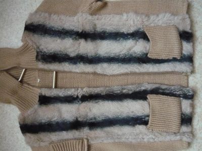 Лот: 7579109. Фото: 1. Кофта /куртка 70% шерсть,натур... Свитеры, толстовки, худи