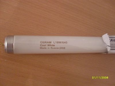 Лот: 5085612. Фото: 1. Лампа люминесцентная "OSRAM" 18w... Другое освещение