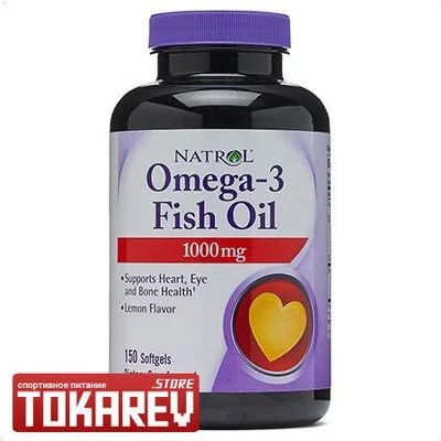 Лот: 11296883. Фото: 1. Рыбий жир Natrol Omega-3 Fish... Спортивное питание, витамины