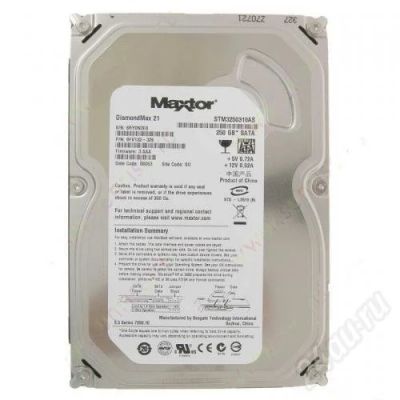 Лот: 42789. Фото: 1. Винт Maxtor 250Gb SATA, ставки... Красноярск