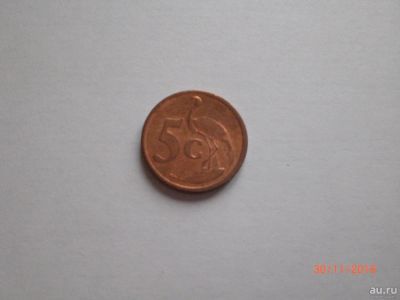 Лот: 8627509. Фото: 1. ЮАР. 5 центов 2009. Африка