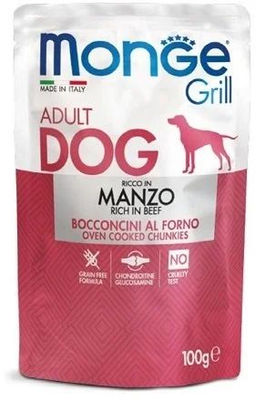 Лот: 17265485. Фото: 1. Monge Dog Grill Pouch (Монж пауч... Корма
