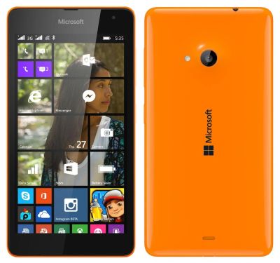 Лот: 5736950. Фото: 1. Microsoft Lumia 535 Dual Sim оранжевый... Смартфоны