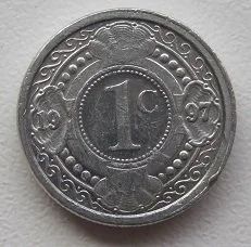 Лот: 13336418. Фото: 1. Нидерландские Антиллы 1 цент 1997. Америка