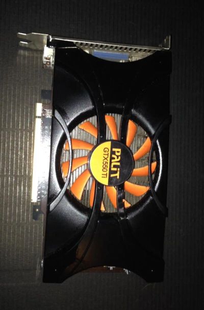 Лот: 4782672. Фото: 1. Видеокарта Palit GTX550Ti 1Gb. Видеокарты