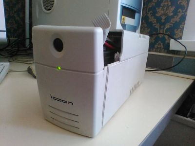 Лот: 6048875. Фото: 1. ИБП ippon back power pro 600. ИБП, аккумуляторы для ИБП