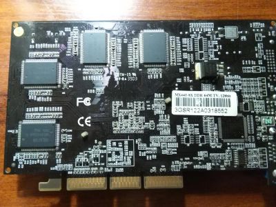 Лот: 8503870. Фото: 1. видеокарта MX440-8X DDR 64M/TV... Видеокарты