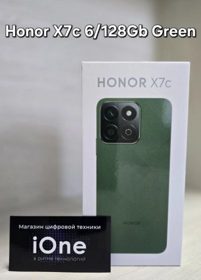 Лот: 25194462. Фото: 1. Honor X7c 6/128Gb Green (Новый... Смартфоны