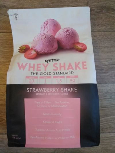Лот: 13940932. Фото: 1. Протеин Syntrax Whey Shake 2,27кг... Спортивное питание, витамины