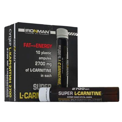 Лот: 7916591. Фото: 1. L-carnitine 2700 IronMan (Cпортивное... Спортивное питание, витамины