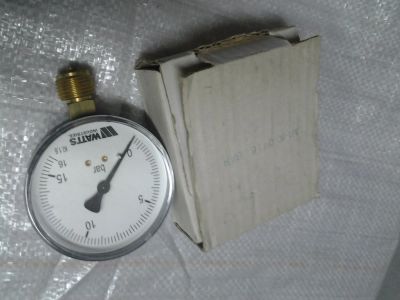 Лот: 6421835. Фото: 1. Манометр рад. М1-80 Watts 1/2... Контрольно-измерительное оборудование