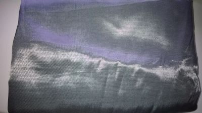 Лот: 5386008. Фото: 1. Саржа стального цвета. Ткани, нитки, пряжа