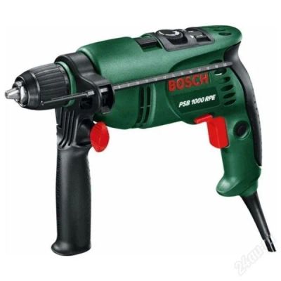 Лот: 1606624. Фото: 1. Дрель ударная Bosch PSB 1000 RPE... Электроинструмент