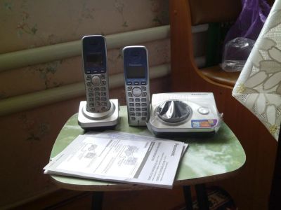 Лот: 7624123. Фото: 1. Беспроводной телефон Панасоник. DECT и радиотелефоны