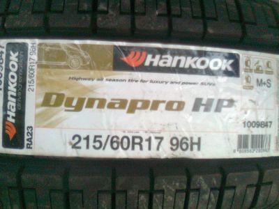 Лот: 5240885. Фото: 1. Шины Hankook 215/60 R17 комплект... Шины