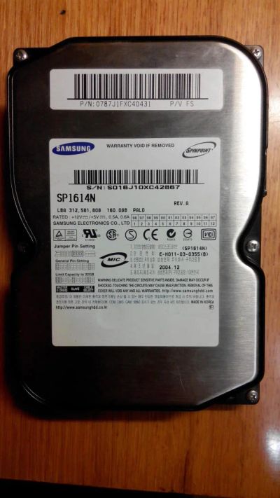 Лот: 4548023. Фото: 1. Samsung. Жёсткие диски (HDD)