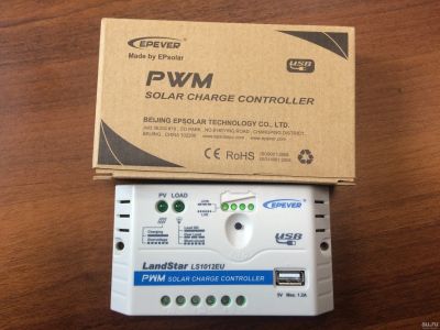 Лот: 13361387. Фото: 1. Контроллер заряда Epsolar LS 1012EU. Солнечные батареи