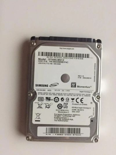Лот: 9533934. Фото: 1. Жеский Диск HDD 2.5 500g с PS4... Жёсткие диски (HDD)