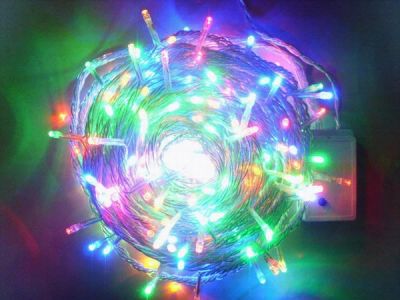 Лот: 4837238. Фото: 1. 180 Led гирлянда-нить (светодиодная... Гирлянды, шарики, новогодние аксессуары