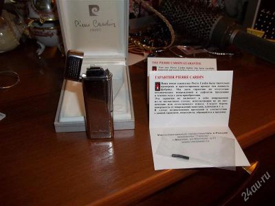 Лот: 2801307. Фото: 1. Зажигалка "Pierre Cardin" газовая... Сувенирные мелочи