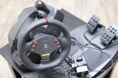 Лот: 3225485. Фото: 1. Logitech Momo Racing Wheel. Рули, джойстики