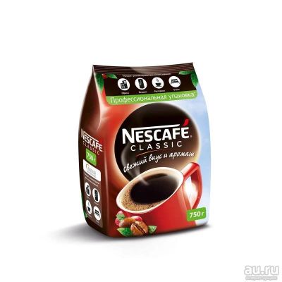 Лот: 13633135. Фото: 1. Кофе "Nescafe" Classic м/у 750гр. Чай, кофе, какао