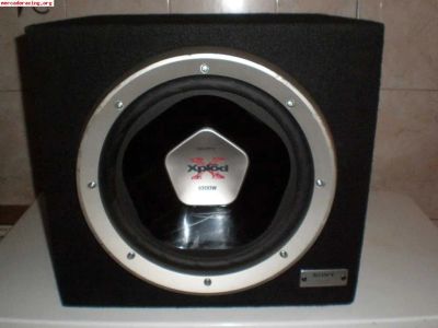 Лот: 3664134. Фото: 1. sabwoofer sony xplod 12" + усилитель... Сабвуферы