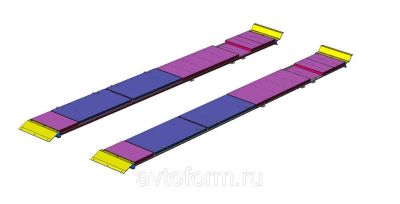 Лот: 14012586. Фото: 1. Ямные платформы пути под сход... Гаражное, автосервисное оборудование
