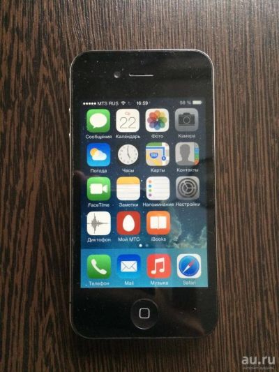 Лот: 8910726. Фото: 1. iPhone 4 16Gb. Смартфоны