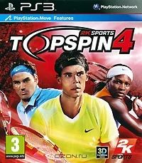Лот: 3484627. Фото: 1. Top Spin 4 PS3 (в пленке). Игры для консолей