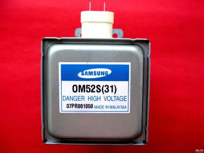 Лот: 15755322. Фото: 1. OM52S(31), магнетрон СВЧ Samsung. Запчасти для микроволновок, мини-печей