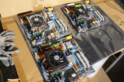 Лот: 10952974. Фото: 1. Gigabyte GA-MA69GM-S2H + AMD Athlon... Комплекты запчастей