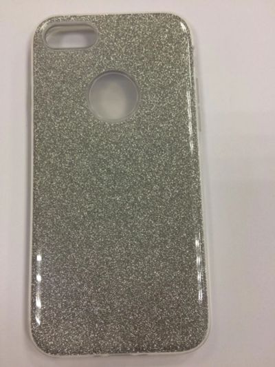 Лот: 11505651. Фото: 1. Чехол iPhone 7/ 8 Силикон Блестящий... Чехлы, бамперы