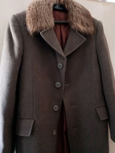 Лот: 14938145. Фото: 1. пальто зимнее мужское с меховым... Верхняя одежда