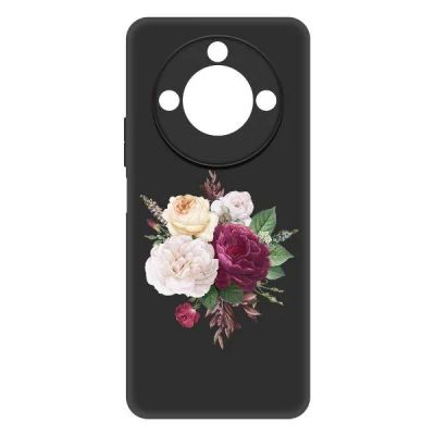 Лот: 25086131. Фото: 1. Чехол Krutoff Soft Case "Цветочная... Чехлы, бамперы
