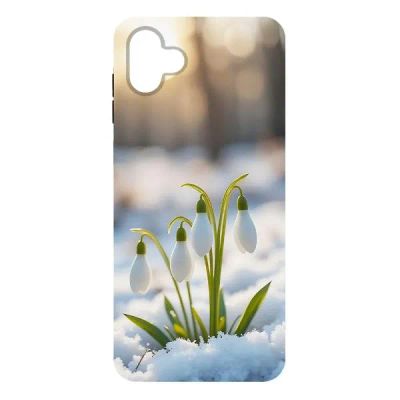 Лот: 25134815. Фото: 1. Чехол Krutoff Soft Case "Подснежники... Чехлы, бамперы