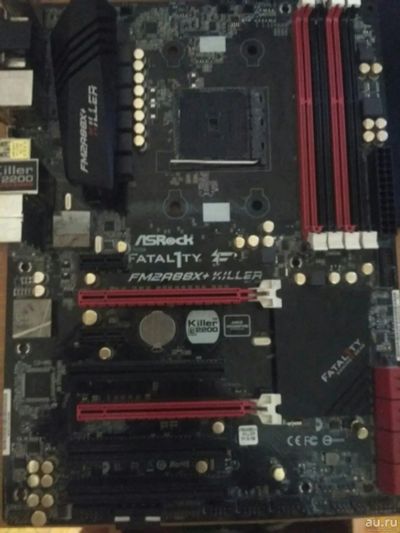 Лот: 12809846. Фото: 1. asrock fatal1ty fm2a88x+ killer. Материнские платы